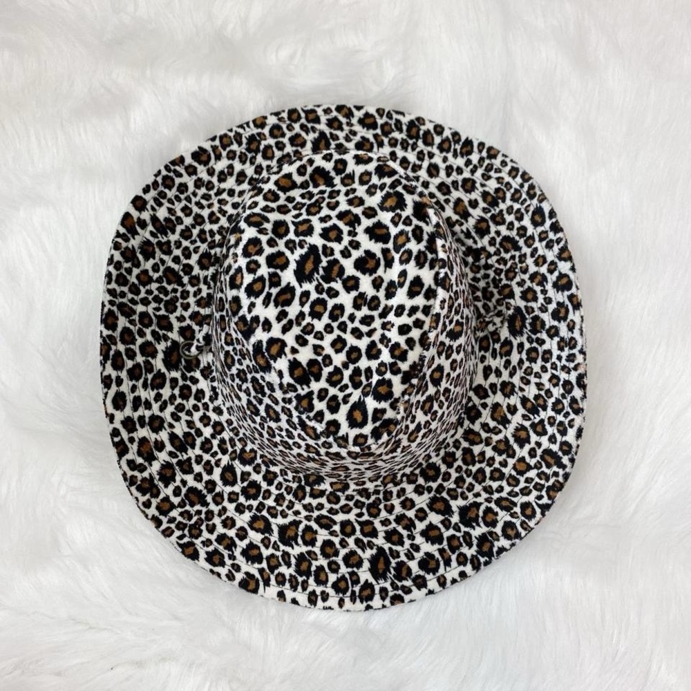 Cheetah print cowboy hat